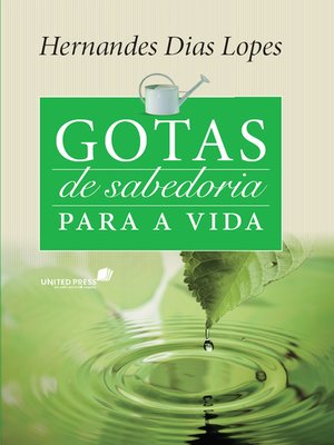 cover image of Gotas de sabedoria para a vida
